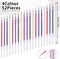 4 Pieces Heat Erasable Pens for Fabric with 28 Refills Fabric Marking Pens Fabric Markers for Quilting Sewing DIY Dressmaking Fabrics Tailors Chalk(32)